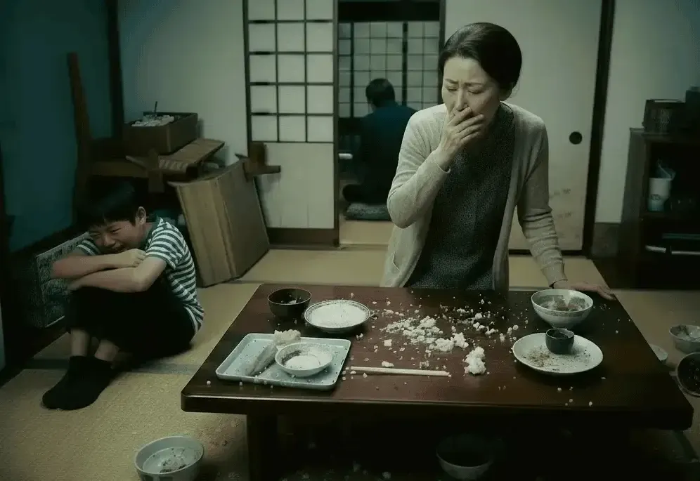 家庭不和の中で過ごした幼少期の環境を表現したイメージ