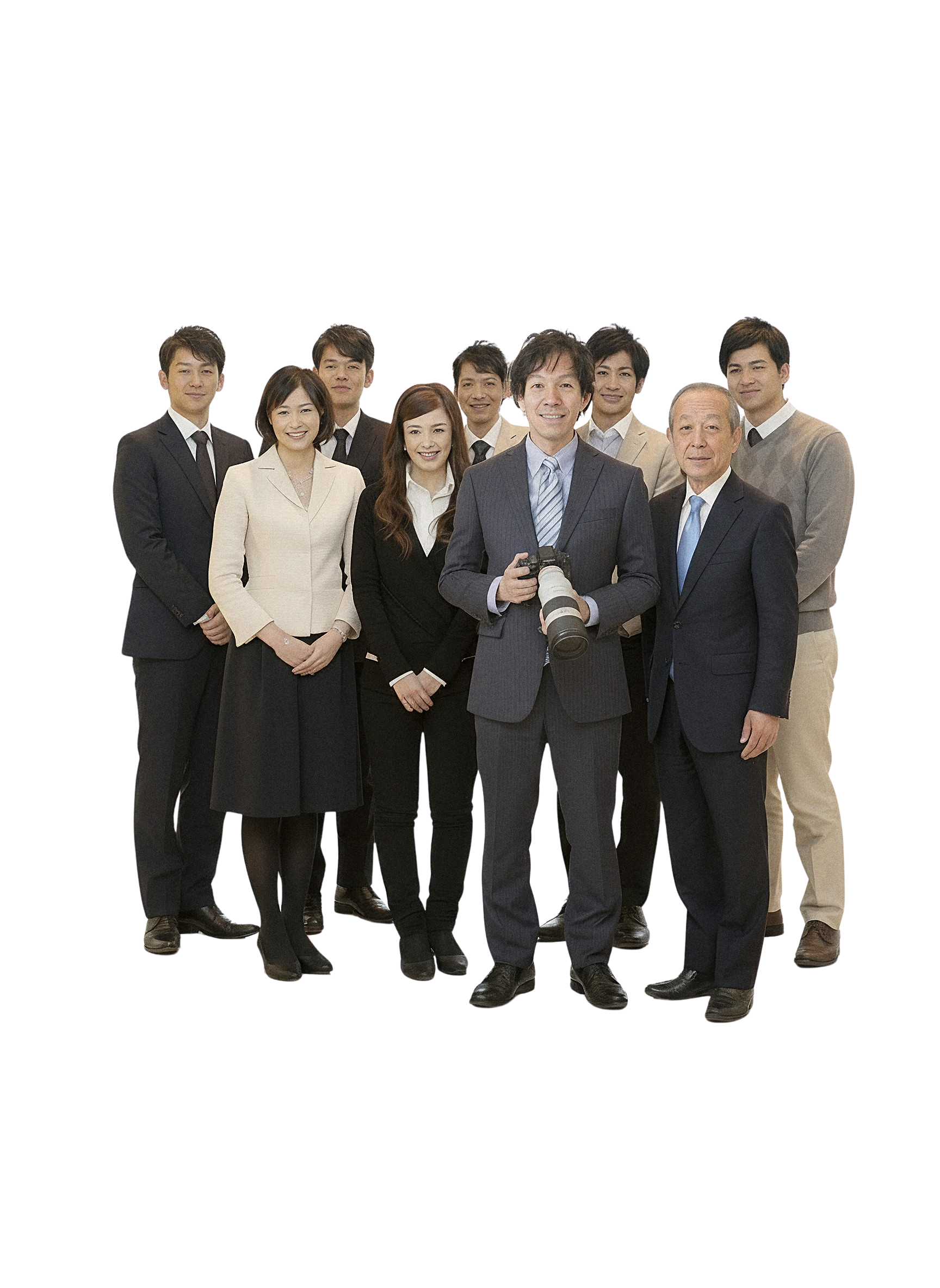 探偵社のスタッフ一同